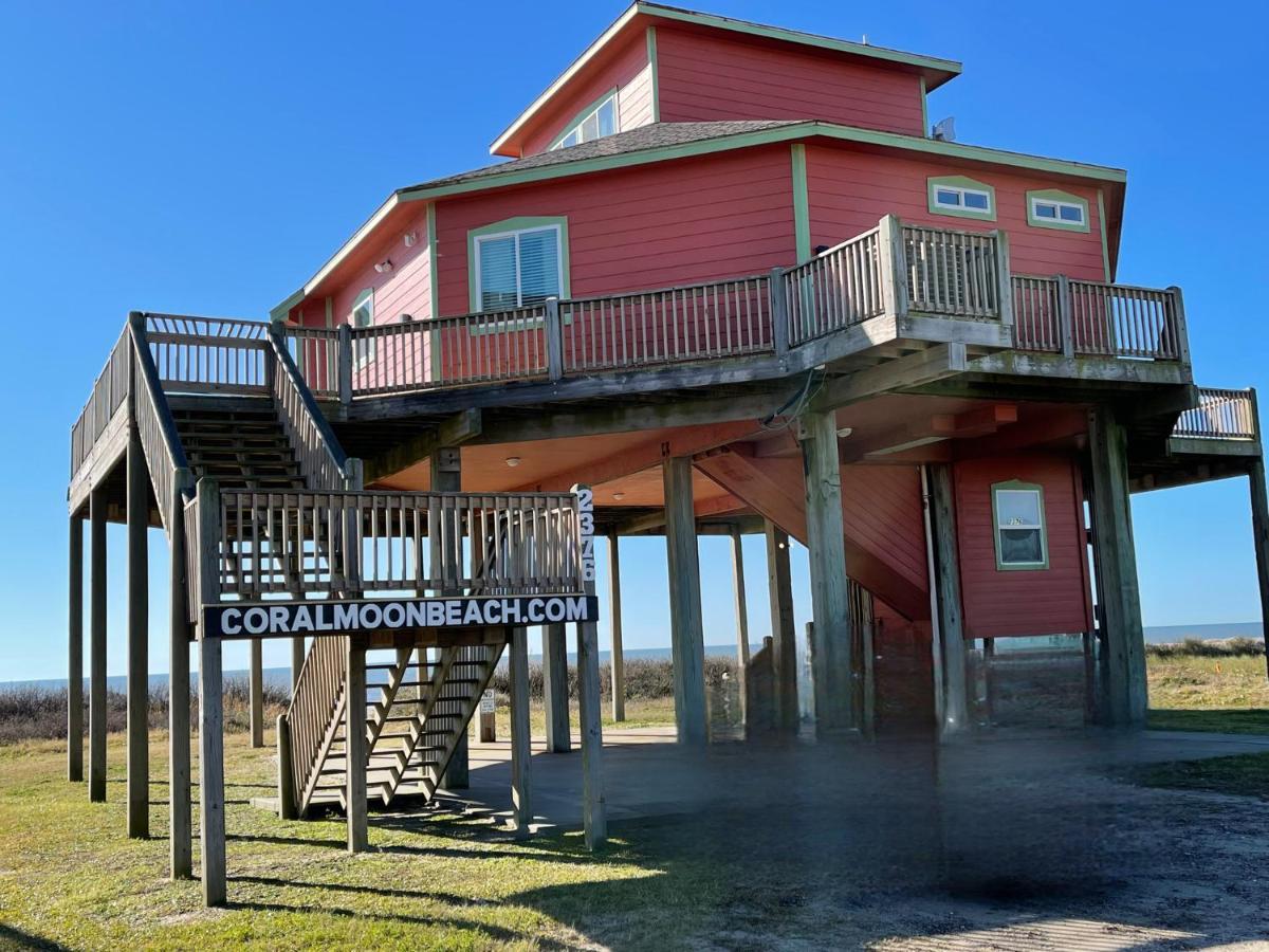 Stunning Beachfront 3 Bedroom Home, Coralmoonbeach Bolivar Peninsula Εξωτερικό φωτογραφία